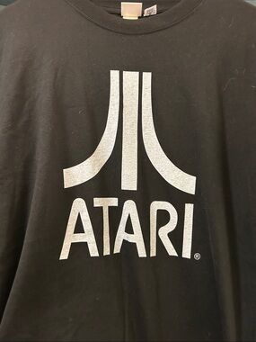H&M Mens Atari Black Short Sleeve Logo Tee BRAND NEW TAG Size SMALL